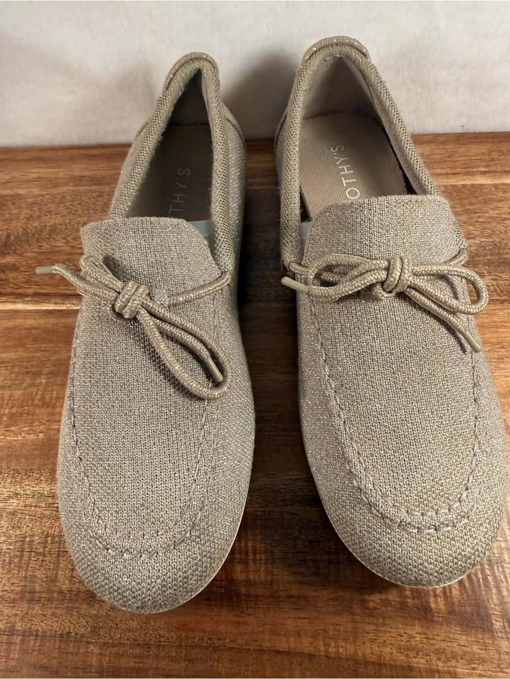 Rothy's Boat Shoe in Shimmery Sand Size 7.5